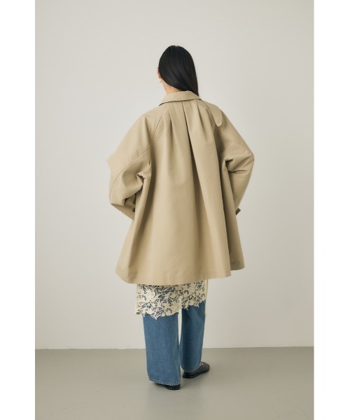 M_（エムアンダーバー）の「【M_】TRENCH コート（トレンチコート・レディース・ブラック/ライトベージュ・FREE）」の15枚目の写真