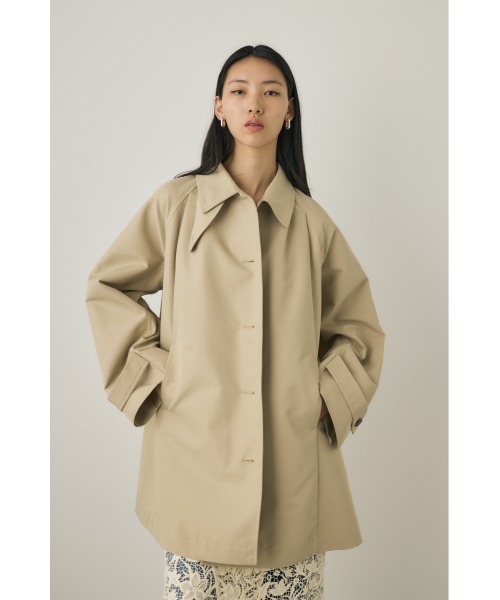 M_（エムアンダーバー）の「【M_】TRENCH コート（トレンチコート・レディース・ブラック/ライトベージュ・FREE）」の16枚目の写真