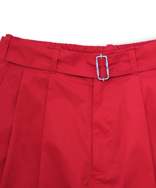 VOAAOV（ヴォアーブ）の「【VOAAOV】BIO TWILL Wide Short Pants（その他パンツ・メンズ・ライトブラウン/レッド/ブラック・1/0/2）」の12枚目の写真