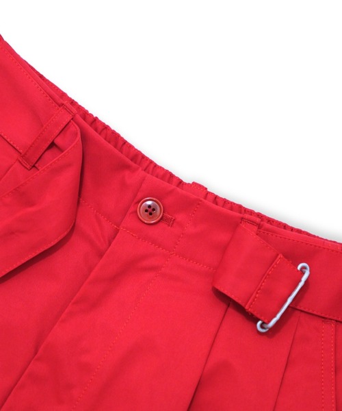 VOAAOV（ヴォアーブ）の「【VOAAOV】BIO TWILL Wide Short Pants（その他パンツ・メンズ・ライトブラウン/レッド/ブラック・1/0/2）」の13枚目の写真