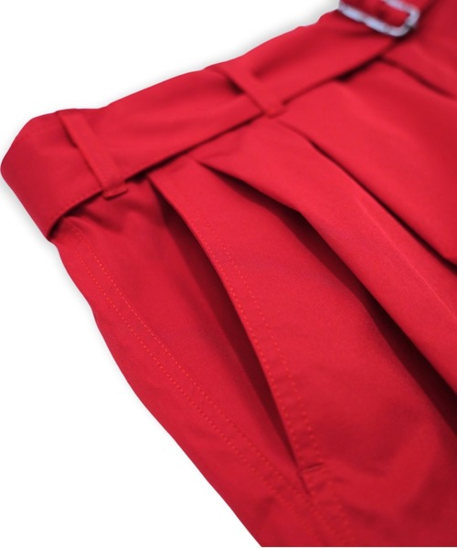 VOAAOV（ヴォアーブ）の「【VOAAOV】BIO TWILL Wide Short Pants（その他パンツ・メンズ・ライトブラウン/レッド/ブラック・1/0/2）」の14枚目の写真