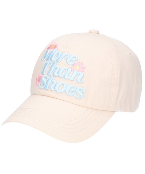 CONVERSE（コンバース）の「CONVERSE（コンバース） FLOWER LETTERED CAP/フラワーレタリングロゴ刺繍ツイルキャップ レディース メンズ ユニセックス（キャップ・レディース・ピンク/ブラック/アイボリー/ライトブルー/ベージュ・FREE）」の2枚目の写真