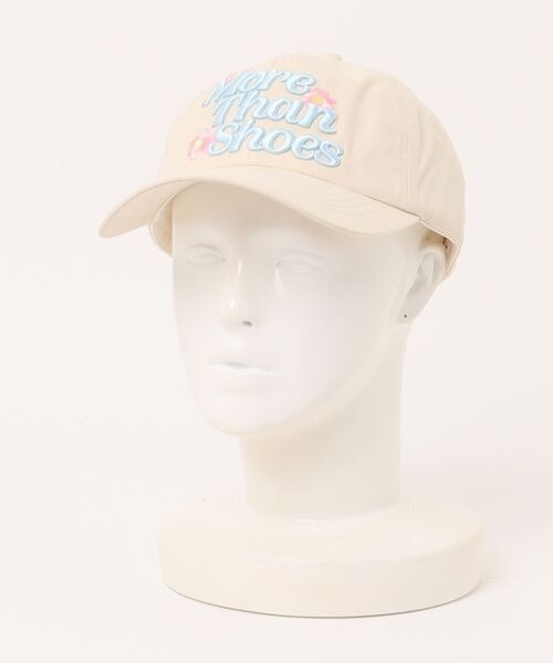 CONVERSE（コンバース）の「CONVERSE（コンバース） FLOWER LETTERED CAP/フラワーレタリングロゴ刺繍ツイルキャップ レディース メンズ ユニセックス（キャップ・レディース・ピンク/ブラック/アイボリー/ライトブルー/ベージュ・FREE）」の6枚目の写真