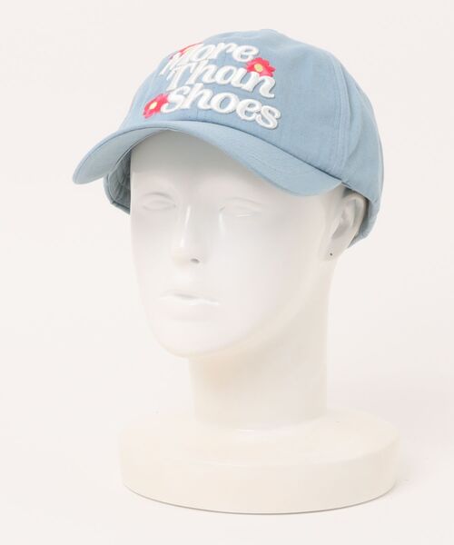 CONVERSE（コンバース）の「CONVERSE（コンバース） FLOWER LETTERED CAP/フラワーレタリングロゴ刺繍ツイルキャップ レディース メンズ ユニセックス（キャップ・レディース・ピンク/ブラック/アイボリー/ライトブルー/ベージュ・FREE）」の8枚目の写真