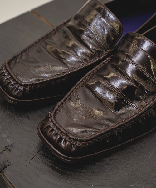 TODAYFUL Squaretoe Gather Loafers（ドレスシューズ