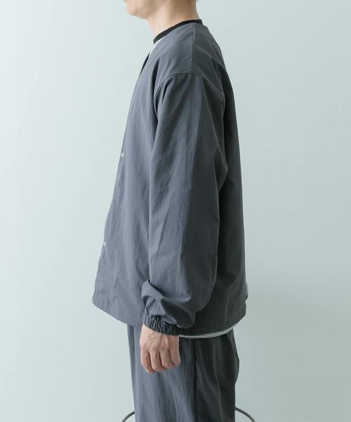 ITEMS URBANRESEARCH（アイテムズ アーバンリサーチ）の「『セットアップ対応』ナイロン リングドットボタン カーディガン（カーディガン/ボレロ・メンズ・ネイビー/ブラック/チャコールグレー・MEDIUM/LARGE）」の16枚目の写真