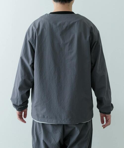 ITEMS URBANRESEARCH（アイテムズ アーバンリサーチ）の「『セットアップ対応』ナイロン リングドットボタン カーディガン（カーディガン/ボレロ・メンズ・ネイビー/ブラック/チャコールグレー・MEDIUM/LARGE）」の17枚目の写真