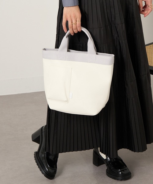 ROOTOTE（ルートート）の「【ROOTOTE】トートバッグ SN.DELI.クロレ-C（トートバッグ・レディース・ブラック/シルバー/ピンク/ホワイト/イエロー/ミント・FREE）」の2枚目の写真