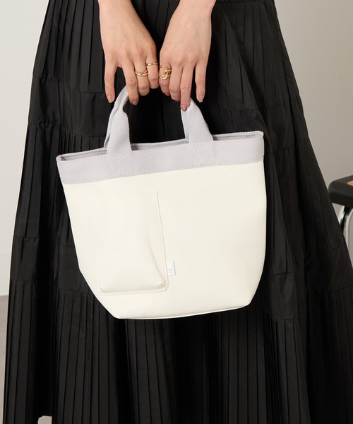ROOTOTE（ルートート）の「【ROOTOTE】トートバッグ SN.DELI.クロレ-C（トートバッグ・レディース・ブラック/シルバー/ピンク/ホワイト/イエロー/ミント・FREE）」の17枚目の写真