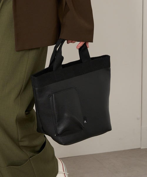 ROOTOTE（ルートート）の「【ROOTOTE】トートバッグ SN.DELI.クロレ-C（トートバッグ・レディース・ブラック/シルバー/ピンク/ホワイト/イエロー/ミント・FREE）」の10枚目の写真