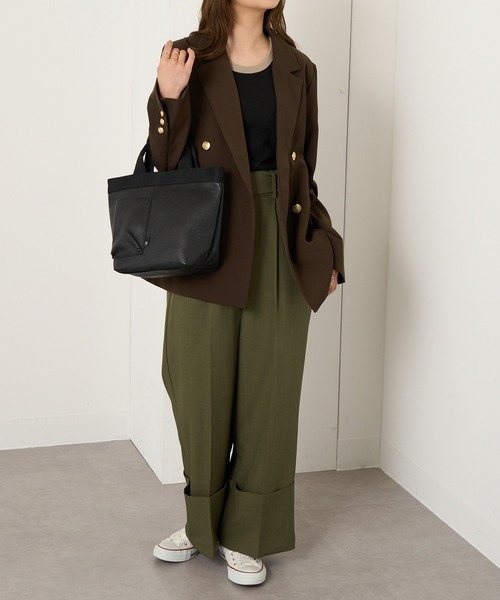 ROOTOTE（ルートート）の「【ROOTOTE】トートバッグ SN.DELI.クロレ-C（トートバッグ・レディース・ブラック/シルバー/ピンク/ホワイト/イエロー/ミント・FREE）」の12枚目の写真