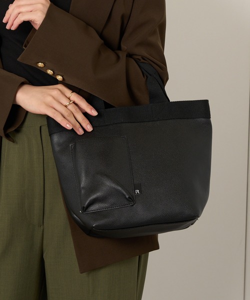 ROOTOTE（ルートート）の「【ROOTOTE】トートバッグ SN.DELI.クロレ-C（トートバッグ・レディース・ブラック/シルバー/ピンク/ホワイト/イエロー/ミント・FREE）」の7枚目の写真