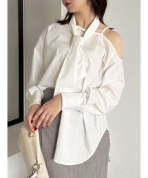 dazzlin（ダズリン）の「ネックタイシャツ（シャツ/ブラウス）」