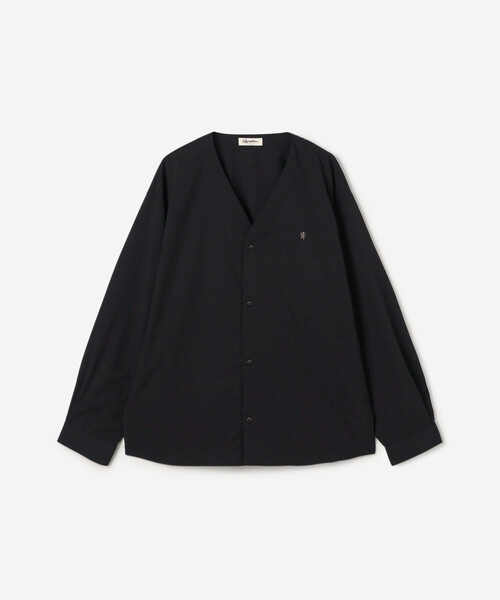 GYMPHLEX(ジムフレックス)の「Gymphlex | ストレッチタイプライター Vネック長袖シャツ MEN(シャツ/ブラウス・メンズ・ベージュ系その他/ダークネイビー・L/M)」の15枚目の写真
