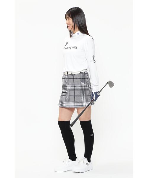 PEARLY GATES(パーリーゲイツ)の「【PEARLY GATES】E/ベアカノコ長袖モックネックカットソー(Tシャツ/カットソー・レディース・ホワイト/ネイビー・LARGE/MEDIUM)」の5枚目の写真