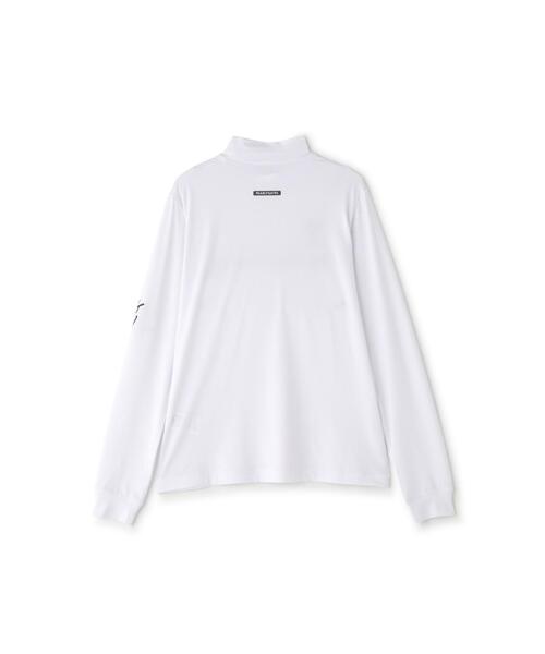 PEARLY GATES(パーリーゲイツ)の「【PEARLY GATES】E/ベアカノコ長袖モックネックカットソー(Tシャツ/カットソー・レディース・ホワイト/ネイビー・LARGE/MEDIUM)」の8枚目の写真