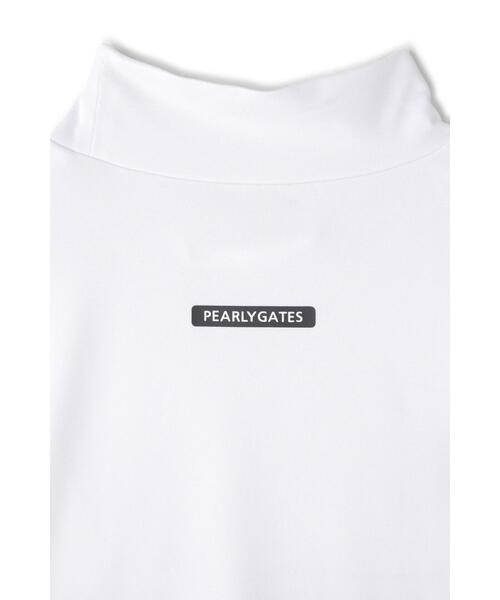 PEARLY GATES(パーリーゲイツ)の「【PEARLY GATES】E/ベアカノコ長袖モックネックカットソー(Tシャツ/カットソー・レディース・ホワイト/ネイビー・LARGE/MEDIUM)」の9枚目の写真
