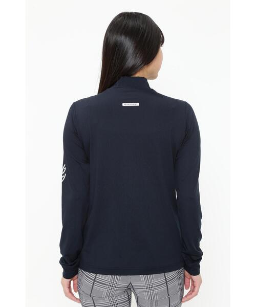 PEARLY GATES(パーリーゲイツ)の「【PEARLY GATES】E/ベアカノコ長袖モックネックカットソー(Tシャツ/カットソー・レディース・ホワイト/ネイビー・LARGE/MEDIUM)」の14枚目の写真