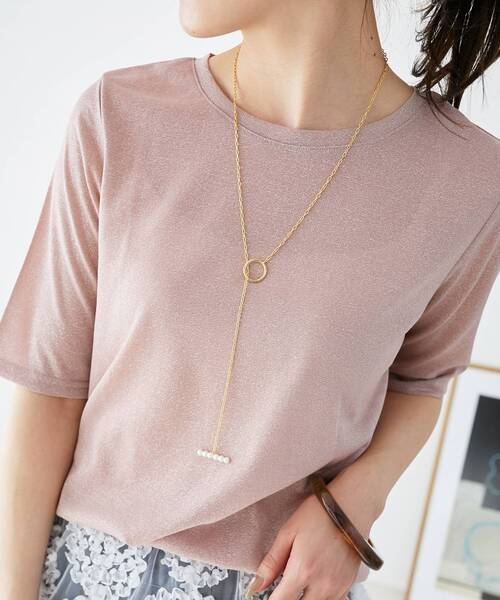 le.coeur blanc(ルクールブラン)の「パールマンテルネックレス(ネックレス・レディース・ゴールド・FREE)」の3枚目の写真