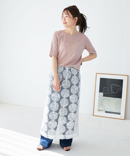 le.coeur blanc(ルクールブラン)の「パールマンテルネックレス(ネックレス・レディース・ゴールド・FREE)」の5枚目の写真