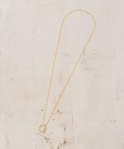 le.coeur blanc(ルクールブラン)の「パールマンテルネックレス(ネックレス・レディース・ゴールド・FREE)」の6枚目の写真