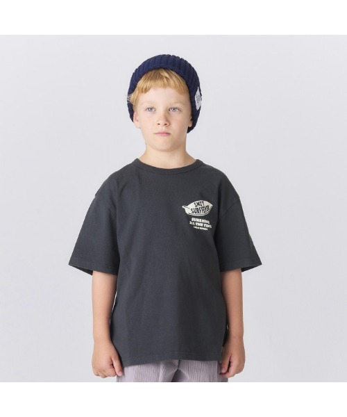 Smoothy(スムージー)の「Smoothy SURF Tee / スムージー サーフTee(Tシャツ/カットソー・キッズ・ブラック/ホワイト・SMALL/MEDIUM/LARGE/X-LARGE)」の1枚目の写真