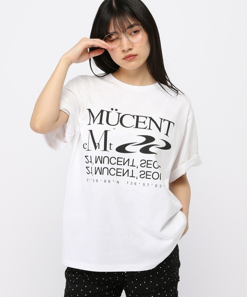MUCENT 半袖　tシャツ 韓国ブランド ムセント　MUSINSA MUSINSA公式 | MUCENT Main symbol signature logo short sleeve