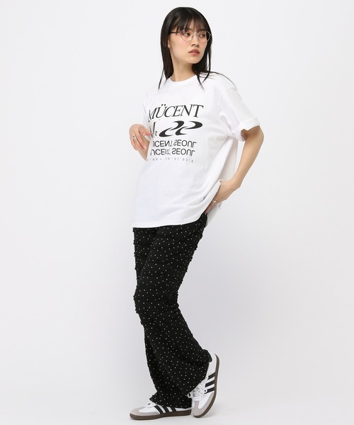 セール】【UNISEX】MUCENT／レタリングT（Tシャツ/カットソー