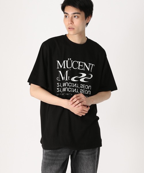 ★MUCENT★Tシャツ セール】【UNISEX】MUCENT／レタリングT（Tシャツ/カットソー