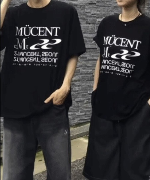 セール】【UNISEX】MUCENT／レタリングT（Tシャツ/カットソー