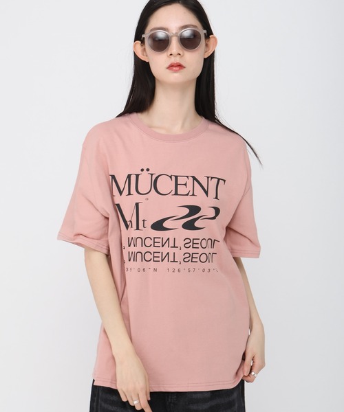 セール】【UNISEX】MUCENT／レタリングT（Tシャツ/カットソー