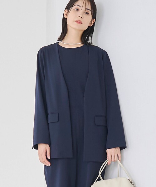 ダブルニットモナリザプリント千鳥 カットソージャケット（MEN