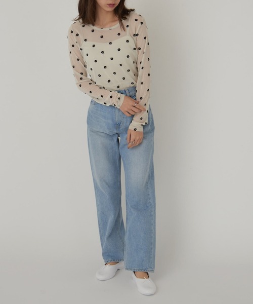 CROWN（クラウン）の「【CROWN】Bow Ballroom/フラットシューズ（バレエシューズ・レディース・ホワイト/ブラック・4/5/6/7/3）」の9枚目の写真