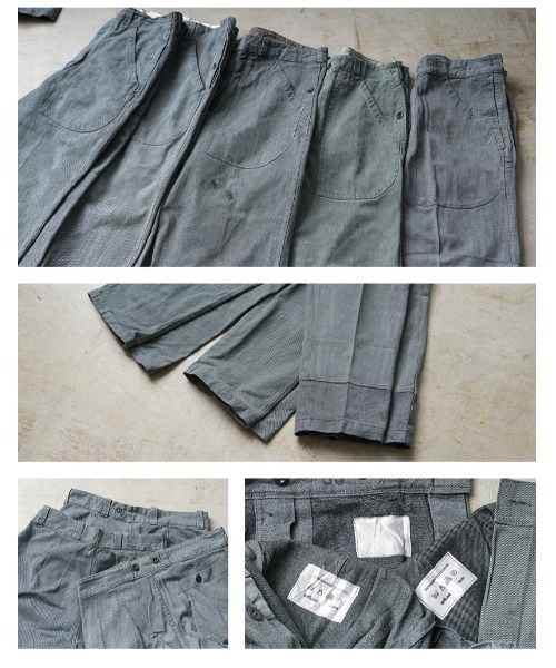 USED/古着》実物 USED スイス軍 1980年代 ヴィンテージ デニム