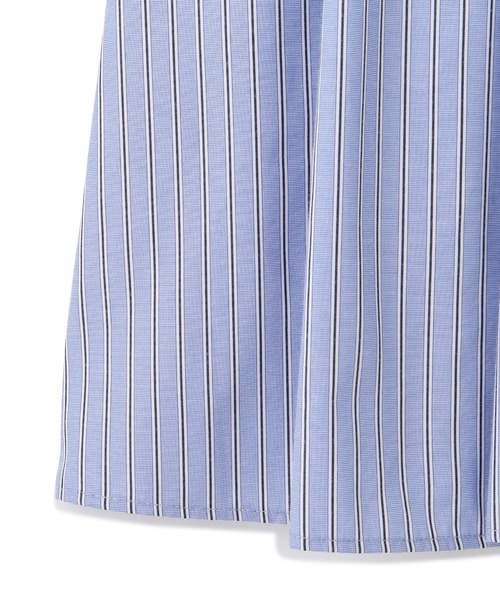 JILL by JILL STUART（ジルバイジルスチュアート）の「◇ウエストシャーリングストライプシャツワンピース（シャツワンピース・レディース・ブルー/ラベンダー/イエロー/ピンク・FREE）」の19枚目の写真