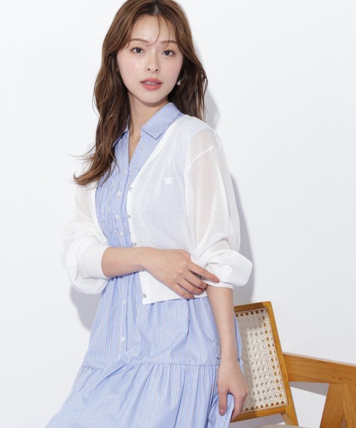 楽天市場】【SALE／60%OFF】◇イブストライプシャツワンピース
