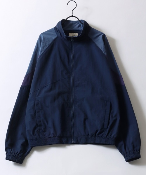 SITRY(シトリー)の「Nylon Track Jacket/ナイロンジャケット トラックジャケット ブルゾン(ナイロンジャケット・メンズ・ブラック/ネイビー・M/L/LL)」の4枚目の写真