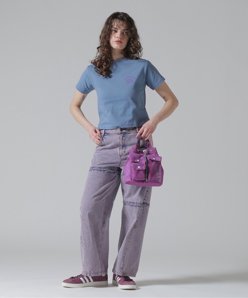 AVIREX(アヴィレックス)の「《直営店限定》MESH 2WAY SHOULDER BAG/メッシュ2WAY ショルダーバッグ(ショルダーバッグ・レディース・パープル/ミント/ブラック・F)」の10枚目の写真