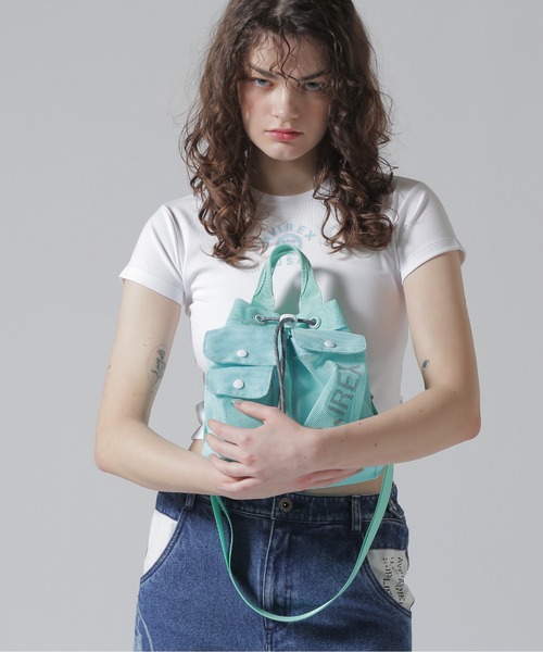 AVIREX(アヴィレックス)の「《直営店限定》MESH 2WAY SHOULDER BAG/メッシュ2WAY ショルダーバッグ(ショルダーバッグ・レディース・パープル/ミント/ブラック・F)」の17枚目の写真