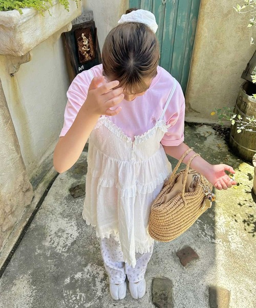 U.S. POLO ASSN.（ユーエスポロアッスン）の「GeeRA別注【U.S. POLO ASSN.】【S-XLサイズ展開】夏マストアイテム！ワンポイント刺繍カラーTシャツ（Tシャツ/カットソー・レディース・イエロー/チャコール/オフホワイト/ライトピンク・LARGE/X-LARGE/MEDIUM/SMALL）」の16枚目の写真