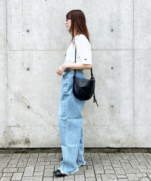 U.S. POLO ASSN.（ユーエスポロアッスン）の「GeeRA別注【U.S. POLO ASSN.】【S-XLサイズ展開】夏マストアイテム！ワンポイント刺繍カラーTシャツ（Tシャツ/カットソー・レディース・イエロー/チャコール/オフホワイト/ライトピンク・LARGE/X-LARGE/MEDIUM/SMALL）」の10枚目の写真