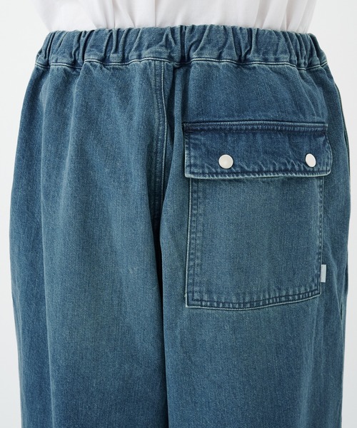 Jieda(ジエダ)の「PARACHUTE DENIM PANTS(デニムパンツ・メンズ・ブラック/インディゴブルー・1/2)」の15枚目の写真
