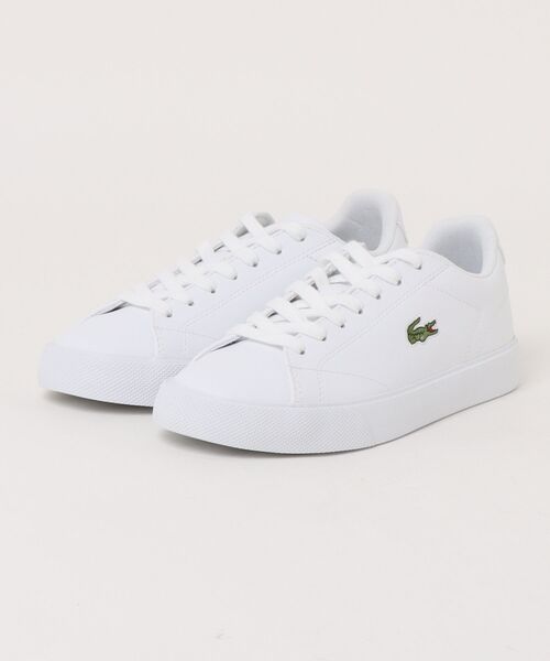 LACOSTE(ラコステ)の「LACOSTE ラコステ LEROND SET 125 2 CFA 49CFA0037 21G WHT/WHT(スニーカー・レディース・ホワイト・35/36/37/38/39/40)」の1枚目の写真