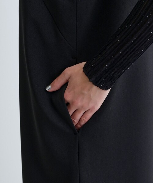 GALLEST(ギャレスト)の「バックシャンジャンドレ(ワンピース・レディース・チャコールグレー/ナチュラル/ブラック・36/38/40)」の10枚目の写真