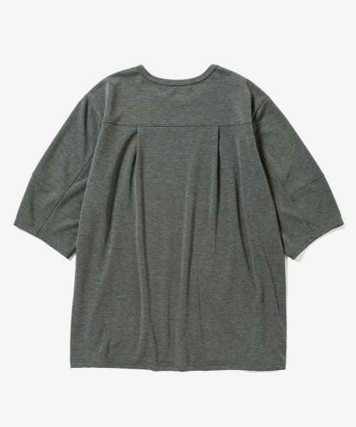 rehacer（レアセル）の「rehacer : Lanthanum Sleeve CS / ランタンスリーブカットソー（Tシャツ/カットソー・メンズ・ネイビー/チャコールグレー・SMALL/MEDIUM/LARGE/X-LARGE）」の15枚目の写真