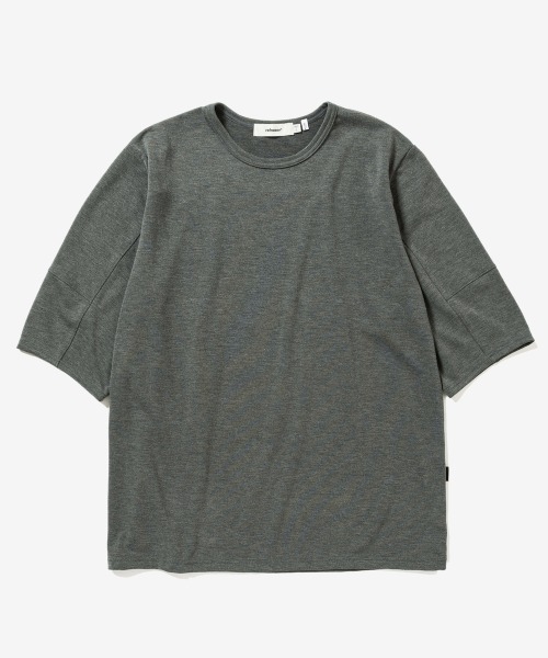 rehacer（レアセル）の「rehacer : Lanthanum Sleeve CS / ランタンスリーブカットソー（Tシャツ/カットソー・メンズ・ネイビー/チャコールグレー・SMALL/MEDIUM/LARGE/X-LARGE）」の14枚目の写真