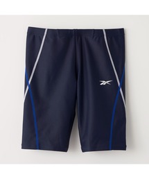 Reebok（リーボック）の「Reebok リーボック スポーティーステッチ 膝上ロングスイムスパッツ 130～170cm（その他パンツ）」