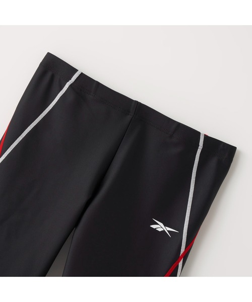 Reebok(リーボック)の「Reebok リーボック スポーティーステッチ 膝上ロングスイムスパッツ 130~170cm(その他パンツ・キッズ・ブラック/ネイビー・130cm/140cm/150cm/160cm/170cm)」の4枚目の写真