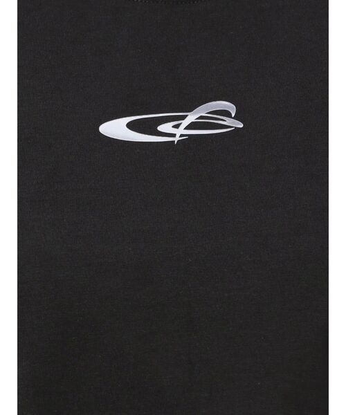 EMODA（エモダ）の「ロゴグラデーションミニマルTシャツ（Tシャツ/カットソー・レディース・ブラック/グレー/ホワイト/ネイビー・FREE）」の5枚目の写真