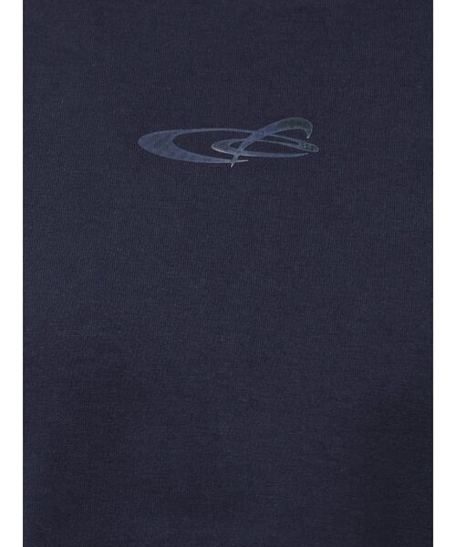 EMODA（エモダ）の「ロゴグラデーションミニマルTシャツ（Tシャツ/カットソー・レディース・ブラック/グレー/ホワイト/ネイビー・FREE）」の6枚目の写真